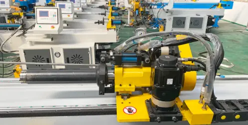 cnc pipe bending machine working